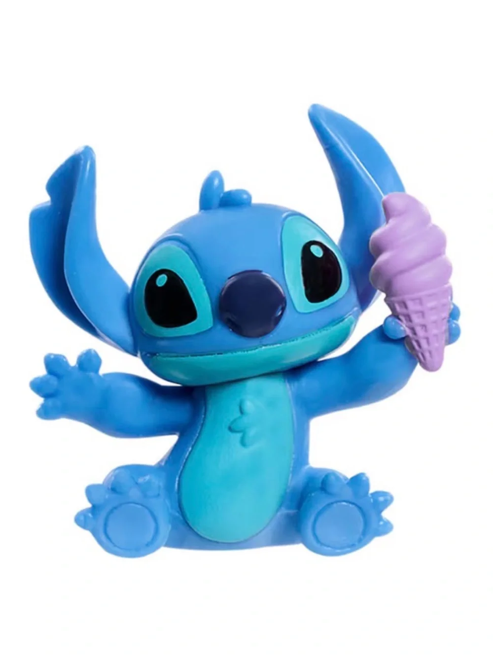 Disney Stitch & Angel Small Pet Toy Figures – Blue, Pink lot of 5